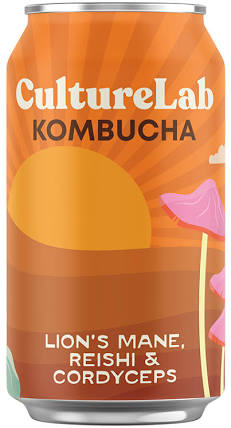 CultureLab Kombucha - Lion's Mane, Reishi & Cordyceps